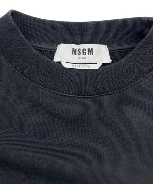 MSGM（エムエスジーエム）MSGM (エムエスジーエム) スウェット ブラック サイズ:Sの古着・服飾アイテム