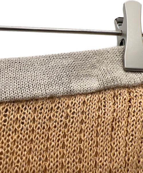 MURRAL（ミューラル）MURRAL (ミューラル) ニットスカート ベージュ×ブルー サイズ:1の古着・服飾アイテム