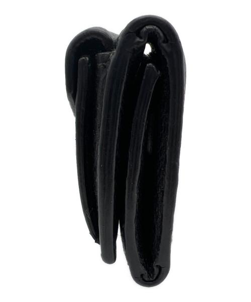 PRADA（プラダ）PRADA (プラダ) 3つ折り財布 ブラックの古着・服飾アイテム