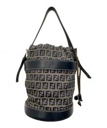 FENDI（フェンディ）の古着「バケツ型トートバッグ ズッキーノ」｜ベージュ