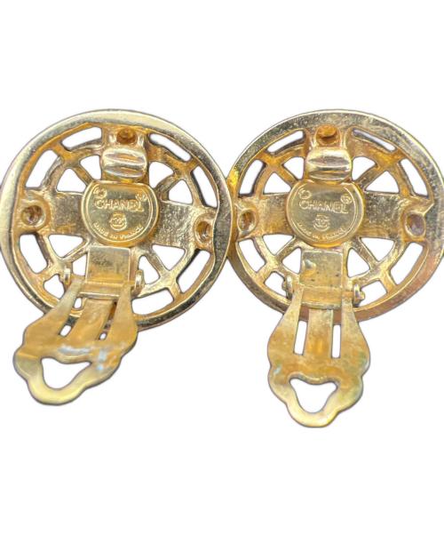 CHANEL（シャネル）CHANEL (シャネル) ヴィンテージイヤリング　ロゴラウンドの古着・服飾アイテム