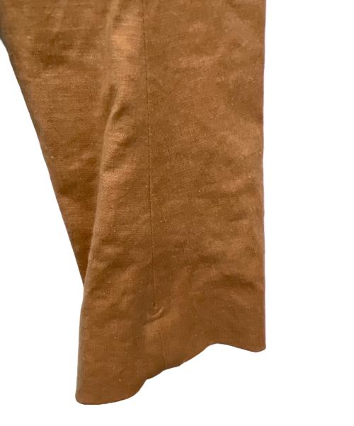 BACCA（バッカ）BACCA (バッカ) リヨセルリネンストレッチ テーラードジャケット オレンジ サイズ:36の古着・服飾アイテム