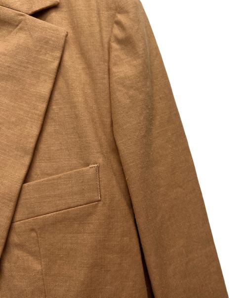BACCA（バッカ）BACCA (バッカ) リヨセルリネンストレッチ テーラードジャケット オレンジ サイズ:36の古着・服飾アイテム