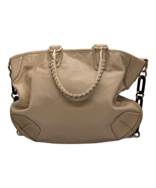 BALLY（バリー）BALLY (バリー) ショルダーバッグ ベージュの古着・服飾アイテム