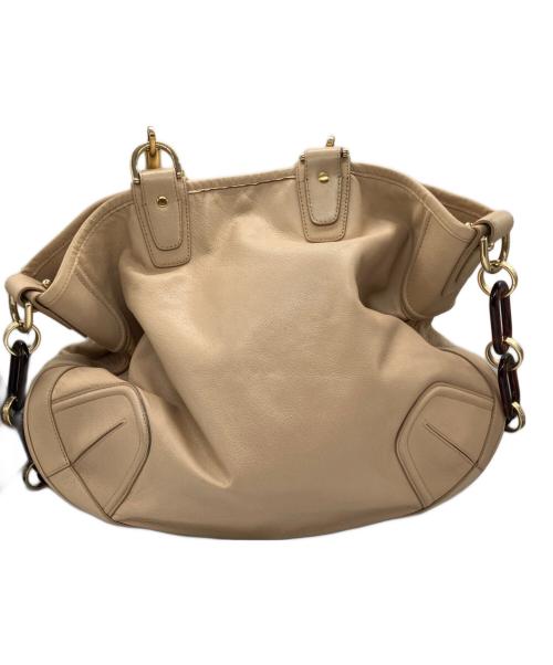 BALLY（バリー）BALLY (バリー) ショルダーバッグ ベージュの古着・服飾アイテム