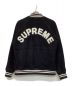 Supreme (シュプリーム) Suede Varsity Jacket ブラック サイズ:M：32000円