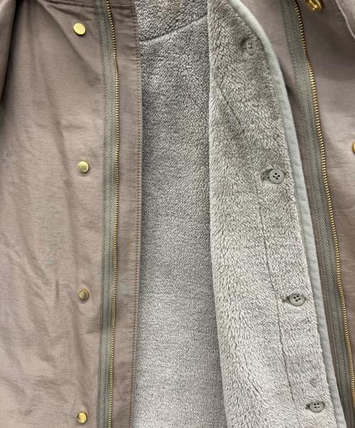 BEAUTY&YOUTH UNITED ARROWS（ビューティーアンドユースユナイテッドアローズ）BEAUTY&YOUTH UNITED ARROWS (ビューティーアンドユースユナイテッドアローズ) グログランフードライナーマウンテンパーカー ベージュ サイズ:ｓの古着・服飾アイテム