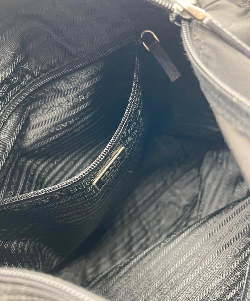 PRADA（プラダ）PRADA (プラダ) ナイロントートバッグ ブラックの古着・服飾アイテム