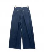 JOHN LAWRENCE SULLIVANジョン ローレンス サリバン）の古着「ワイドデニムパンツ」｜ネイビー
