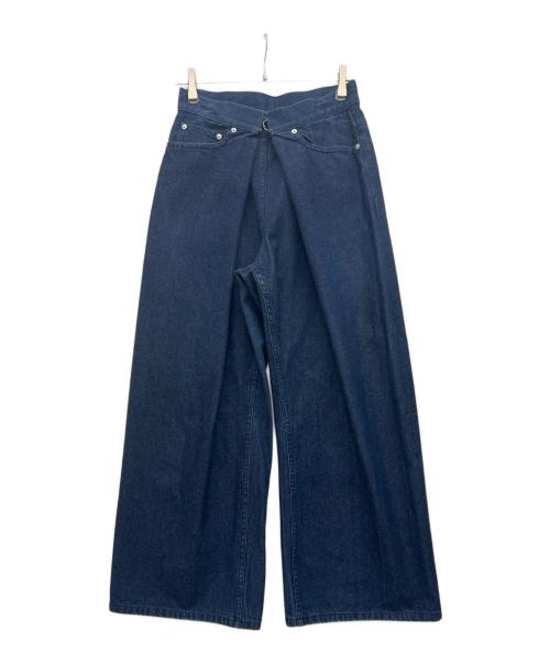 JOHN LAWRENCE SULLIVAN（ジョン ローレンス サリバン）JOHN LAWRENCE SULLIVAN (ジョン ローレンス サリバン) ワイドデニムパンツ ネイビー サイズ:Mの古着・服飾アイテム