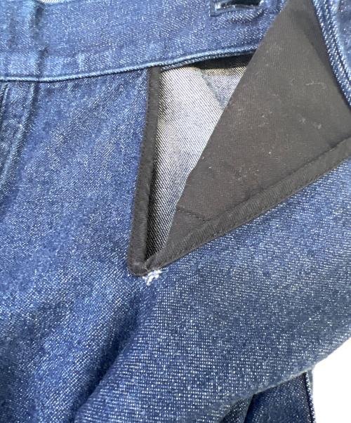 JOHN LAWRENCE SULLIVAN（ジョン ローレンス サリバン）JOHN LAWRENCE SULLIVAN (ジョン ローレンス サリバン) ワイドデニムパンツ ネイビー サイズ:Mの古着・服飾アイテム