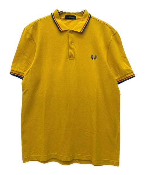 FRED PERRY（フレッドペリー）FRED PERRY (フレッドペリー) ポロシャツ イエロー サイズ:Lの古着・服飾アイテム