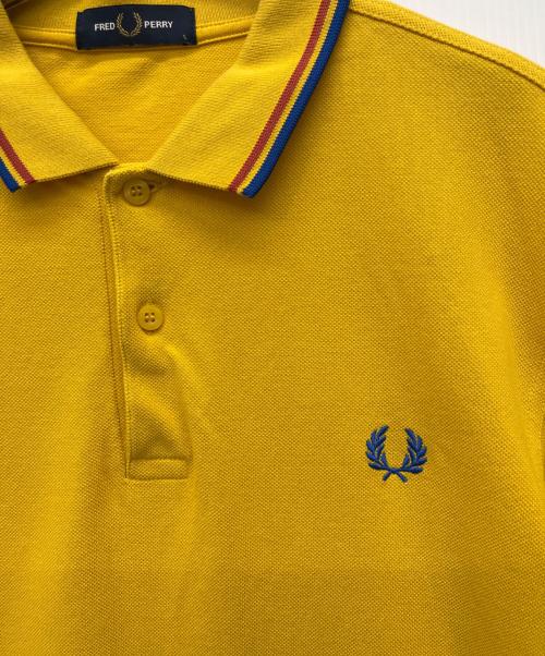 FRED PERRY（フレッドペリー）FRED PERRY (フレッドペリー) ポロシャツ イエロー サイズ:Lの古着・服飾アイテム