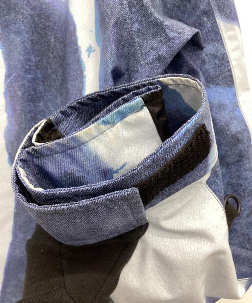 THE NORTH FACE（ザ ノース フェイス）THE NORTH FACE (ザ ノース フェイス) Supreme (シュプリーム) Bleached Denim Print Mountain Jacket ネイビー サイズ:Lの古着・服飾アイテム