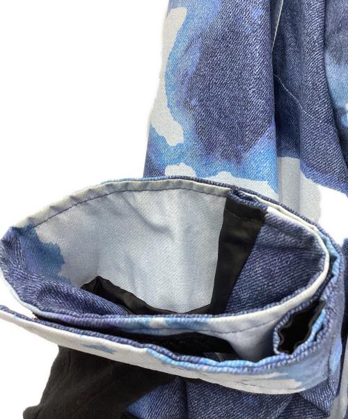 THE NORTH FACE（ザ ノース フェイス）THE NORTH FACE (ザ ノース フェイス) Supreme (シュプリーム) Bleached Denim Print Mountain Jacket ネイビー サイズ:Lの古着・服飾アイテム