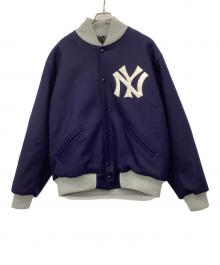 SETTLEMIERS×NEW YORK YANKEES（セトルマイアーズ×ニューヨークヤンキース）の古着「スタジャン」｜ネイビー