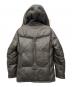 NICOLE CLUB FOR MEN (ニコルクラブフォーメン) レザーダウンジャケット ブラウン サイズ:48：8000円