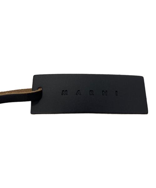 MARNI（マルニ）MARNI (マルニ) ペーパートートバッグ ブラウン×ホワイトの古着・服飾アイテム