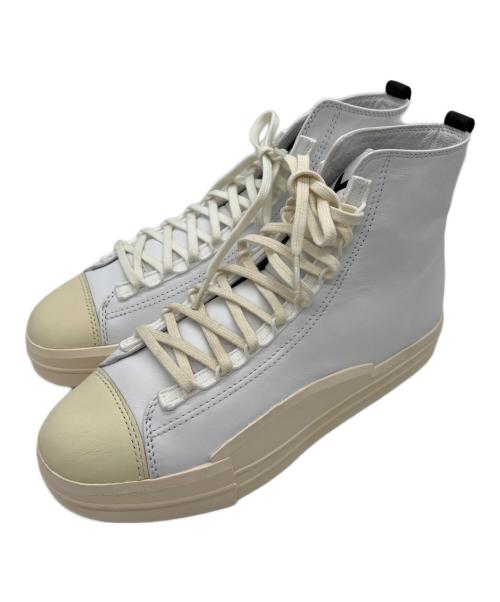 Y-3（ワイスリー）Y-3 (ワイスリー) Yuben Mid ホワイト×ベージュ サイズ:25.5の古着・服飾アイテム