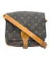LOUIS VUITTON（ルイ ヴィトン）の古着「ショルダーバッグ　	カルトシエールMM　モノグラム」｜ブラウン
