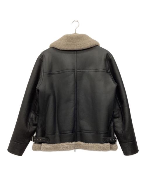 BEAMS（ビームス）BEAMS (ビームス) quattrocchi (クアトロッキ) B-3ムートンジャケット ブラック サイズ:52 未使用品の古着・服飾アイテム