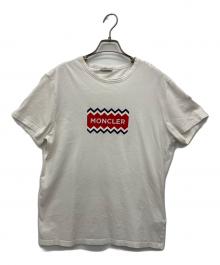 MONCLER（モンクレール）の古着「ロゴTシャツ」｜ホワイト