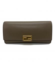 FENDI（フェンディ）の古着「コンチネンタルウォレット」｜ブラウン