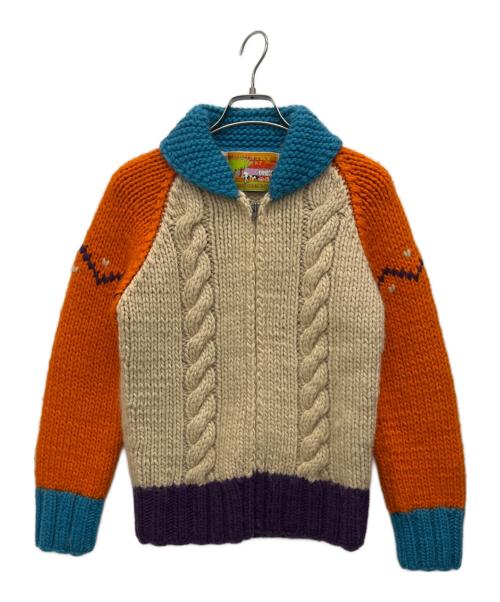 OZONE COMMUNITY（オゾンコミュニティ）OZONE COMMUNITY (オゾンコミュニティ) カウチンニットカーディガン ベージュ サイズ:不明の古着・服飾アイテム