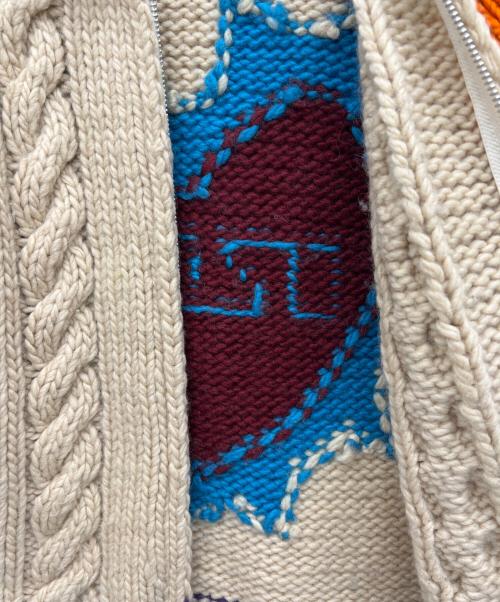 OZONE COMMUNITY（オゾンコミュニティ）OZONE COMMUNITY (オゾンコミュニティ) カウチンニットカーディガン ベージュ サイズ:不明の古着・服飾アイテム