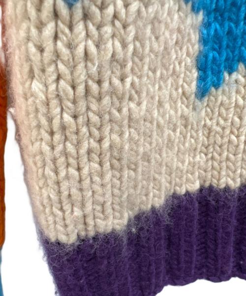 OZONE COMMUNITY（オゾンコミュニティ）OZONE COMMUNITY (オゾンコミュニティ) カウチンニットカーディガン ベージュ サイズ:不明の古着・服飾アイテム