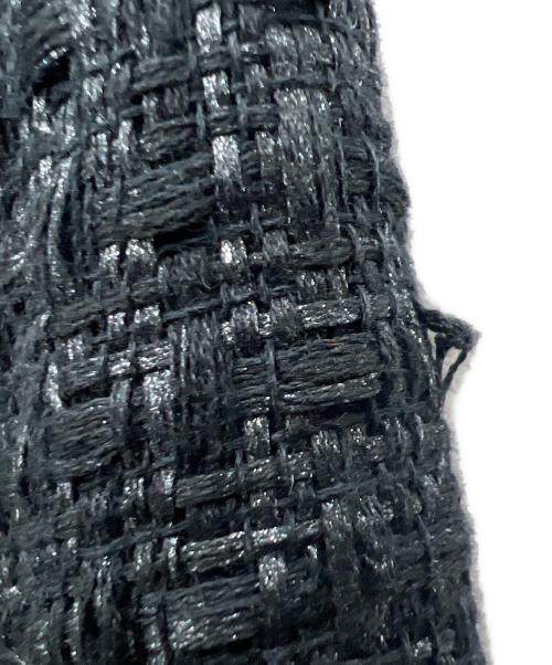 Rene（ルネ）Rene (ルネ) TISSUE　ツイードジャケット ブラック サイズ:36の古着・服飾アイテム