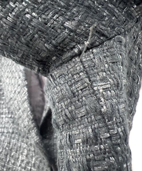 Rene（ルネ）Rene (ルネ) TISSUE　ツイードジャケット ブラック サイズ:36の古着・服飾アイテム