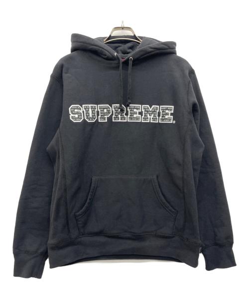 SUPREME（シュプリーム）Supreme (シュプリーム) プルオーバーパーカー ブラック サイズ:Mediumの古着・服飾アイテム