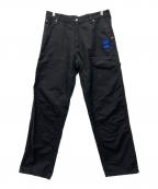 OFFWHITEオフホワイト）の古着「バックロゴプリントパンツ」｜ブラック