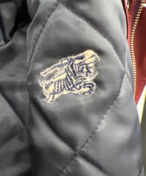 BURBERRY BLACK LABEL（バーバリーブラックレーベル）BURBERRY BLACK LABEL (バーバリーブラックレーベル) ライナー付モッズコート レッド サイズ:Mの古着・服飾アイテム