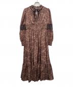 HER LIP TOハーリップトゥ）の古着「ワンピース」｜ブラウン