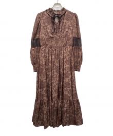 HER LIP TO（ハーリップトゥ）の古着「ワンピース」｜ブラウン