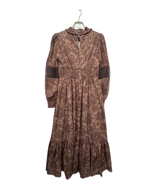 HER LIP TO（ハーリップトゥ）HER LIP TO (ハーリップトゥ) ワンピース ブラウン サイズ:Sの古着・服飾アイテム