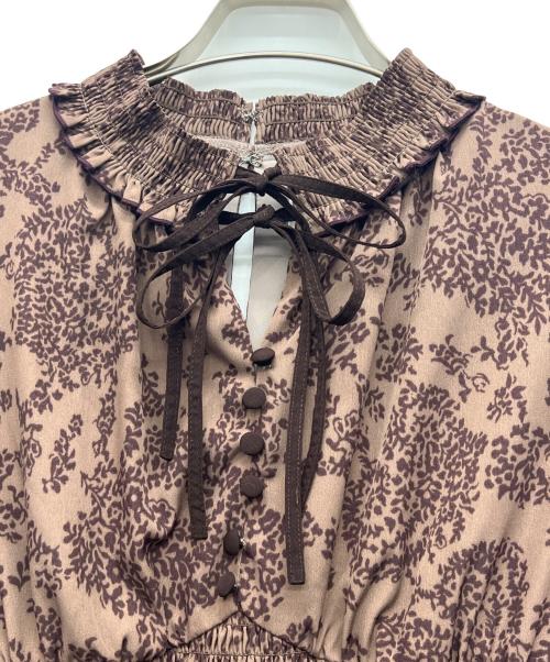 HER LIP TO（ハーリップトゥ）HER LIP TO (ハーリップトゥ) ワンピース ブラウン サイズ:Sの古着・服飾アイテム