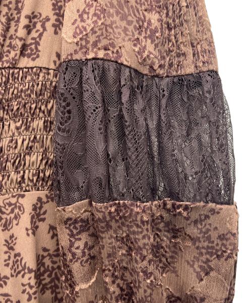 HER LIP TO（ハーリップトゥ）HER LIP TO (ハーリップトゥ) ワンピース ブラウン サイズ:Sの古着・服飾アイテム