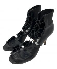 JIMMY CHOO（ジミーチュウ）の古着「ピンヒールサンダル」｜ブラック