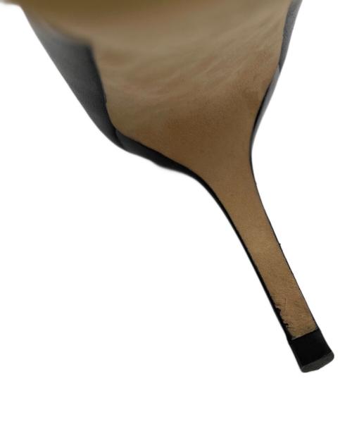 JIMMY CHOO（ジミーチュウ）JIMMY CHOO (ジミーチュウ) ピンヒールサンダル ブラック サイズ:38の古着・服飾アイテム