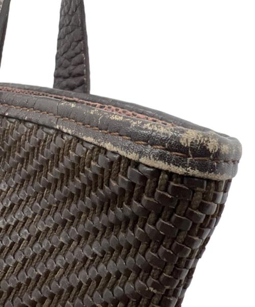 HERMES（エルメス）HERMES (エルメス) レザートートバッグ ブラウンの古着・服飾アイテム