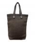 HERMES (エルメス) レザートートバッグ ブラウン：18000円