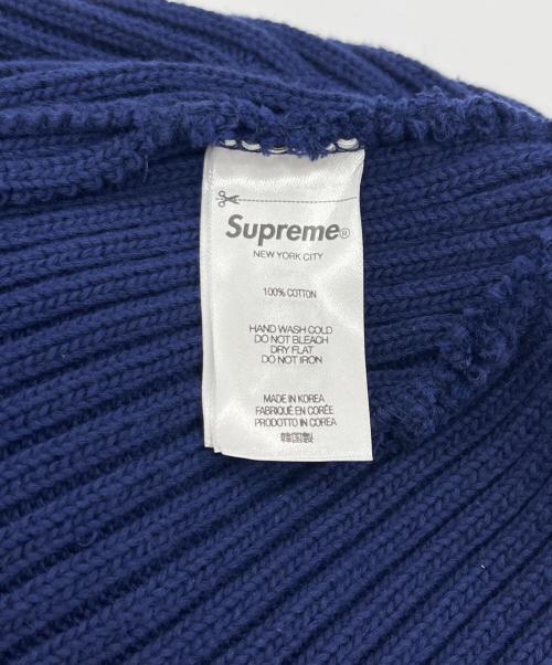 SUPREME（シュプリーム）SUPREME (シュプリーム) オーバーダイドビーニー ネイビーの古着・服飾アイテム