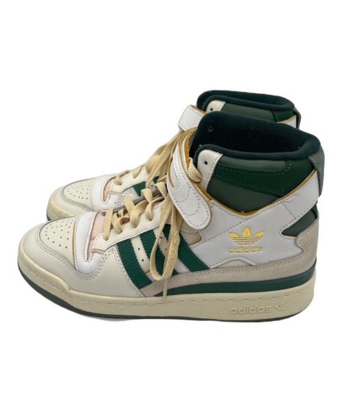 adidas（アディダス）adidas (アディダス) フォーラム84 ハイlku21 ホワイト×グリーン サイズ:25.5の古着・服飾アイテム