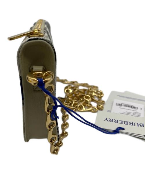 BURBERRY（バーバリー）BURBERRY (バーバリー) マイクロ シールドスリングバッグ グレー 未使用品の古着・服飾アイテム