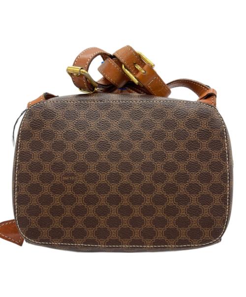 CELINE（セリーヌ）CELINE (セリーヌ) ミニリュック　マカダム柄 ブラウンの古着・服飾アイテム