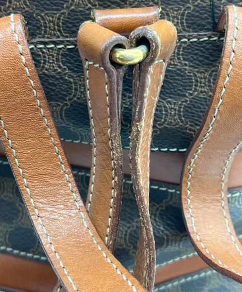 CELINE（セリーヌ）CELINE (セリーヌ) ミニリュック　マカダム柄 ブラウンの古着・服飾アイテム