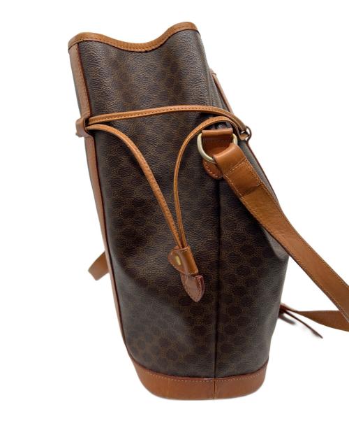 CELINE（セリーヌ）CELINE (セリーヌ) バケツ型ショルダーバッグ ブラウンの古着・服飾アイテム